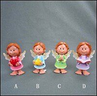 Фигурка декоративная "Ангел" 181837, 4в., L6 W4 H9 см (Ремеко РС) 2332209 — 1