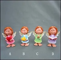 Фигурка декоративная "Ангел" 181837, 4в., L6 W4 H9 см (Ремеко РС) 2332209