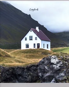 Тетрадь в клетку Listoff, "Уютный пейзаж", 96 листов, в ассортименте