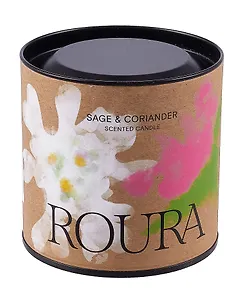 Свеча ароматическая в тубусе Шалфей и Кориандр (9х9) (120г)