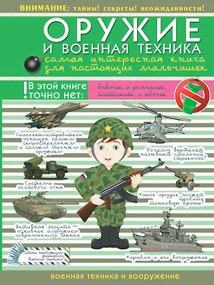 Книга ДляНастМальчишек Оружие и военная техника: самая интересная книга для настоящих мальчишек ()