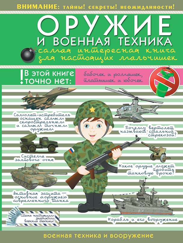 Книга ДляНастМальчишек Оружие и военная техника: самая интересная книга для настоящих мальчишек () — 1