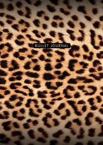Книга для записей А4 60л тчк. "Bullet Journal (леопард)" спираль