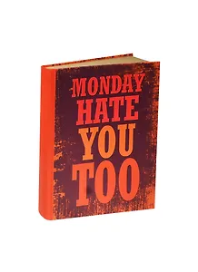 Блокнот Monday hate (крафт) Бумага крафт, картон, 192 стр. (БТ2014-071)