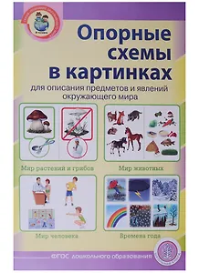 Опорные схемы в картинках для описания предметов и явлений окруж. мира (мПОМ) (А3) (ФГОС ДО)