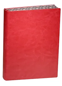 Ежедневник недат. А6 160л "Сариф" малиновый, кожзам, мягк. переплет, тонир.блок, цветной срез, ляссе, Escalada