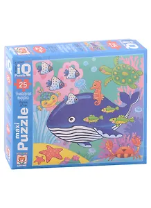 IQ Пазл МАКСИ "Кит в синем море", 25 элементов