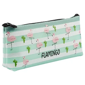 Пенал-косметичка "Flamingo with cactus" ПВХ, ассорти, инд.уп. 