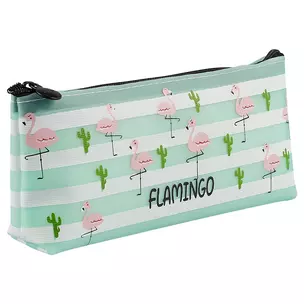 Пенал-косметичка "Flamingo with cactus" ПВХ, ассорти, инд.уп. — 247023 — 1