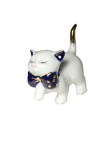 Фигурка Кошечка фарфор в подарочной упаковке (9,3х5,5х7,8) (53010)
