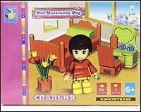 Конструктор Мой маленький мир Спальня (T50076) (50 дет.) (6+) (коробка) 2305489 — 1