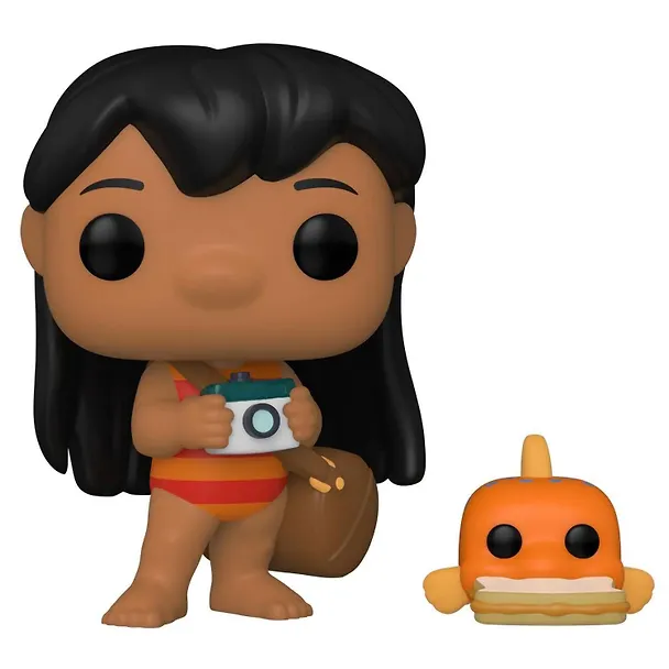 Фигурка Funko POP! Disney Lilo & Stitch Lilo with Pudge (1047) (Fun55621) 3144138 — 1