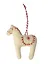 Новогоднее подвесное украшение Символ года Лошадка (текстиль) (10см) (12-STN-3) — 3111199 — 1