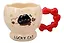 Кружка Котик Lucky Cat (ручка с сердечками) (керамика) (380мл) (12-34466-HY-1347) — 3144698 — 2
