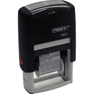 Штамп 4мм с 12 бухгалтерскими терминами, блистер, Proff