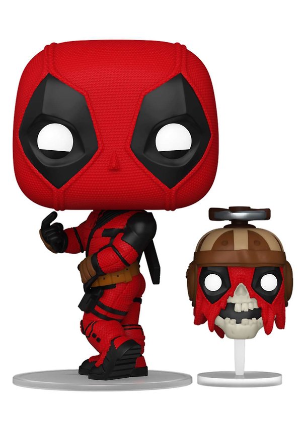 Фигурка Funko POP! Bobble Marvel Deadpool 3 Deadpool with Headpool (1400) (Fun79768) 3118560 — 1