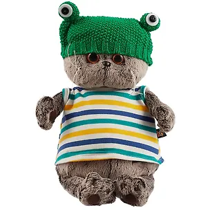 Мягкая игрушка Басик в шапке Лягушка (25 см) (Ks25-177) 2854994