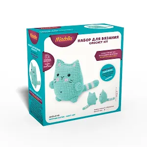 Набор для вязания "Miadolla" "Мятный котик" (AMG-0143)