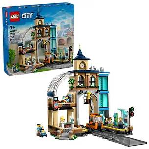 60469 Конструктор детский LEGO City Центральный железнодорожный вокзал, 752 деталей, возраст 7+ 3169384
