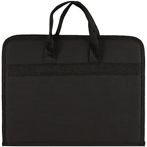 Папка-портфель «Канцеляр», чёрная, А4