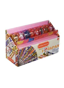 Набор для творчества, Скрапбукинг Ленты Я люблю Японию В наборе: 8 лент (1.2см*2.8 м) с диспенсерами