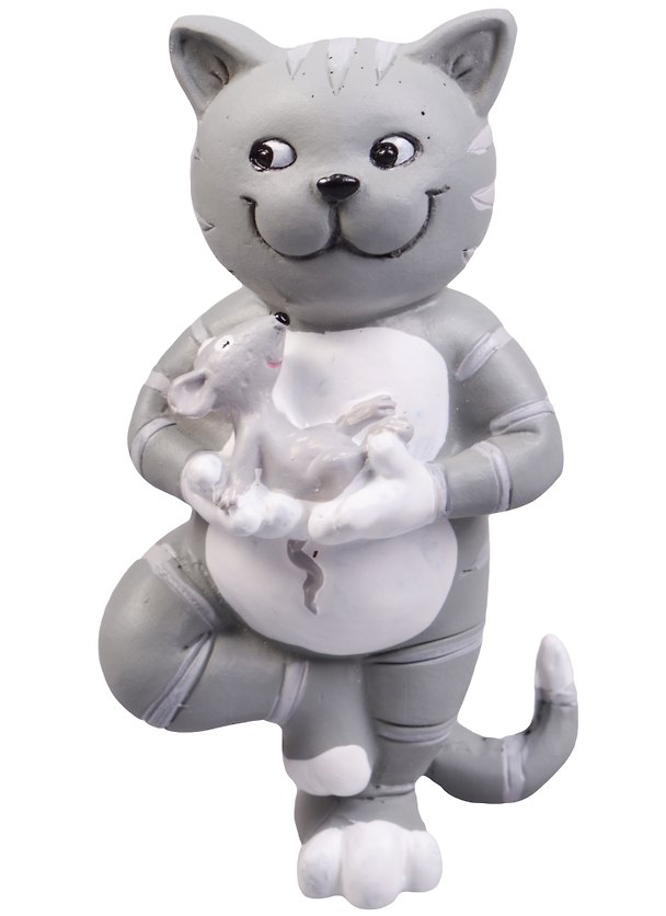 Фигурка Йога-кот (4х6х10) (162-317) 2600421 — 1
