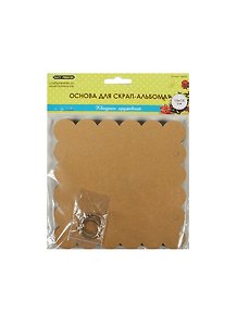 Основа для скрап-альбома Квадрат кружевной 15*15см