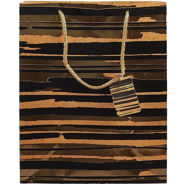 Подарочный пакет «Gold and black», А4 251724 — 3