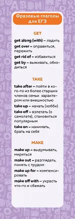 Книга Набор закладок по английскому языку. Помощник для подготовки к ЕГЭ (7 шт. в наборе, 55x180 мм) (Александра Манакова)