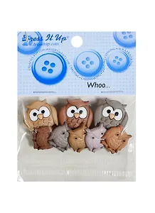 Набор пуговиц Whoo (5817) (упаковка)