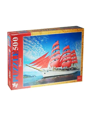 Пазлы 500 А2ф Алые паруса (500П32_06514) (34х46см) (12+) (Hatber) (коробка) 2488616