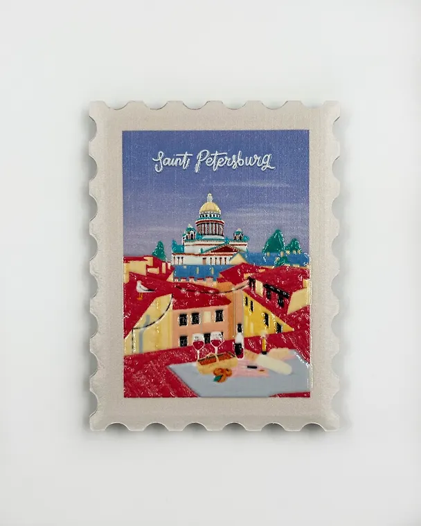 Магнит керамический "Разводные мосты. Ретро" 3135982 — 1