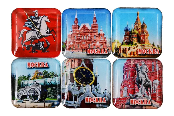 Набор магнитов-пазл "Москва-Кремль" (46х69) (033-19-1) 3162458 — 1