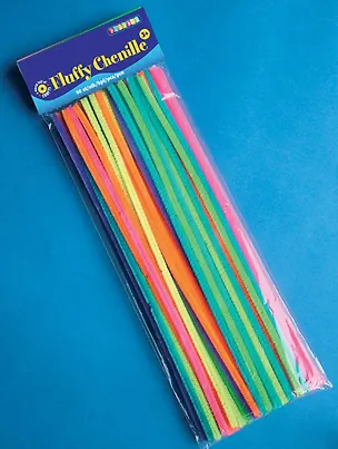 Пушистый шениль (неон) (50шт) (2470004) (упаковка) (3+) 2329858