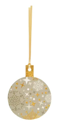 Бирки для украшения подарков "Новогодний шар",  4шт  3054199