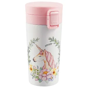 Термостакан Единорог на белом фоне (металл) (360 мл) (12-16070-867-A)