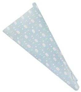 Бумага упаковочная 70*100см "Зайчики в космосе" инд.уп.