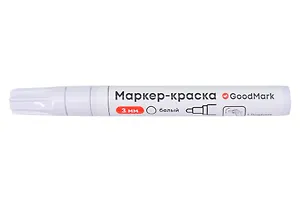 Маркер-краска белый, мет.корпус, Art idea