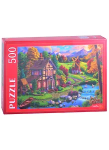 Пазл 500 Сказочный домик в горах (П500-6985)