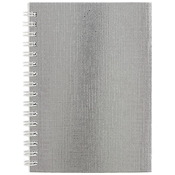 Записная книжка «Metallic» А6, 80 листов в клетку, спираль, Hatber, в ассортименте 253064 — 1
