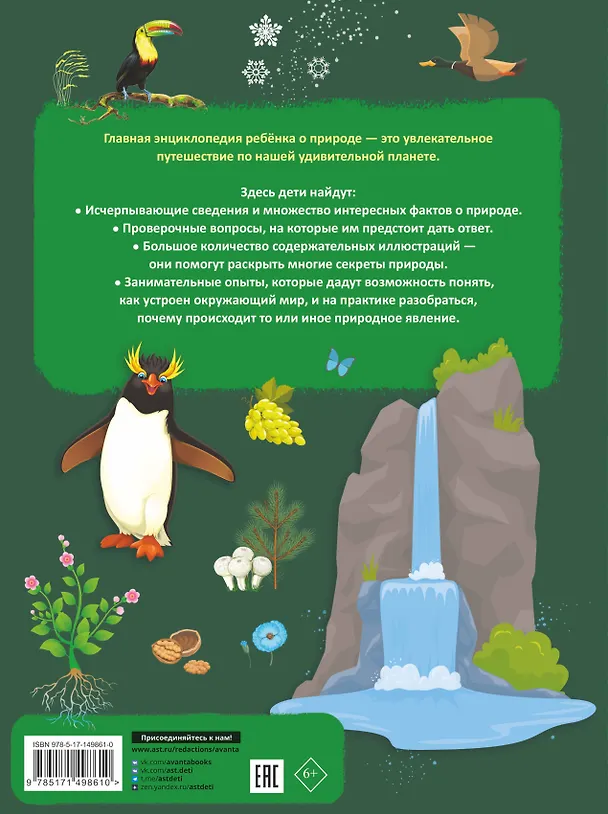 Книга Главная энциклопедия ребёнка о природе (Ксения Аниашвили, Анна Спектор, Любовь Вайткене) — 2