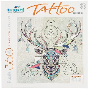 Пазл Origami Арт-терапия 360Эл. Олень. 05367