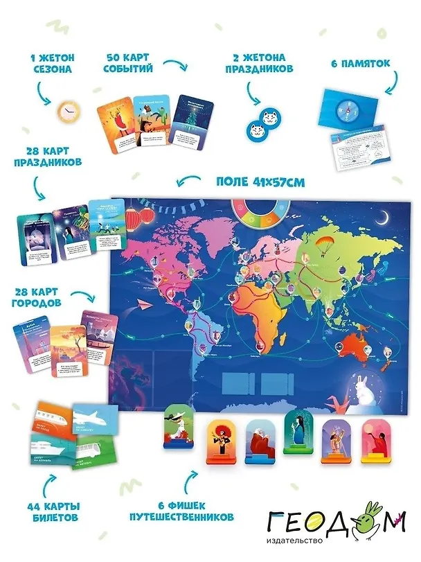 Настольная игра "Год путешествий" 2951155 — 2