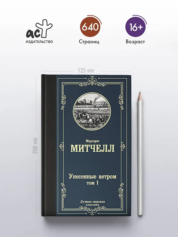 Книга Унесенные ветром. Том 1 (Маргарет Митчелл) — 6