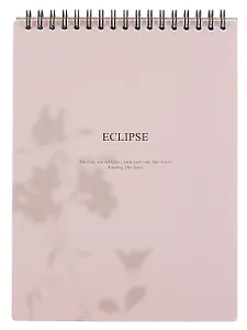 Блокнот А5 50л кл. "Shadow", розовый, карт.обл., спираль, микротекстурирование, ламинация