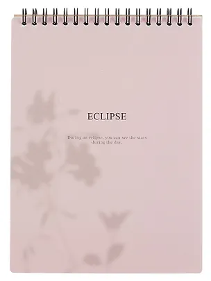 Блокнот А5 50л кл. "Shadow", розовый, карт.обл., спираль, микротекстурирование, ламинация 3085086