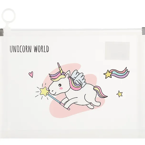 Папка на молнии А5 «Unicorn world», с расширением, в ассортименте 253148 — 4