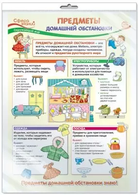 Плакат А3 в пакете Предметы домашней обстановки *ПО-13410 — 363518 — 1