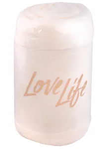 Плед бежевый (велсофт) (100х140)