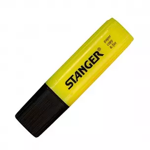 Текстовыделитель Stanger, Paper&Fax, желтый 1-4 мм — 211514 — 1